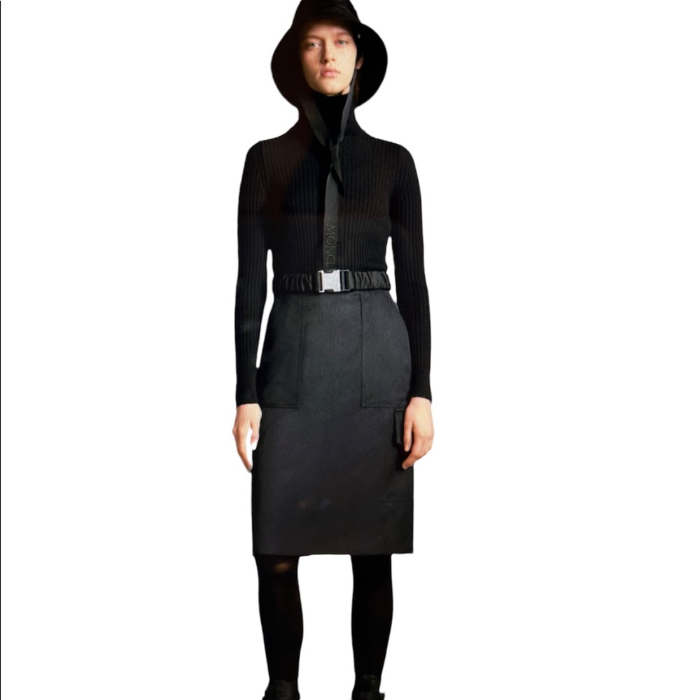 Moncler gabardine skirt NWT
